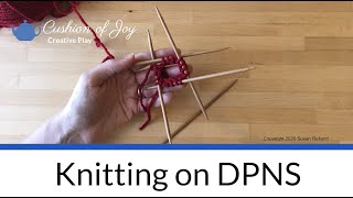 Knitting on DPNS [upl. by Templa473]