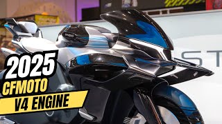 BETTER THAN DUCATI  2025 ALL NEW CFMOTO V4 UNVEILED [upl. by Enetsuj]