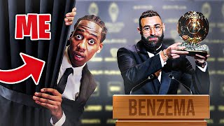 Sneaking Into The FIFA BallonDor 2022 Karim Benzema [upl. by Ymmij]