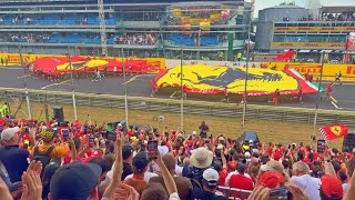 FERRARI WINS MONZA Full Crowd Reaction to Leclercs Monza Win [upl. by Wohlen391]