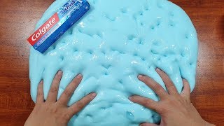 Colgate Max Fresh Fluffy Slime Tự Làm Slime Xốp Mịn Khổng Lồ Với Kem Đánh Răng Colgate Max [upl. by Artinahs]