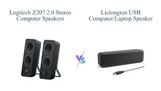 Logitech Z207 vs Upgraded USB Computer Speaker Comparison 🎧 [upl. by Lindsy]