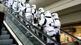 Star Wars Stormtrooper Escalator [upl. by Ellerey487]