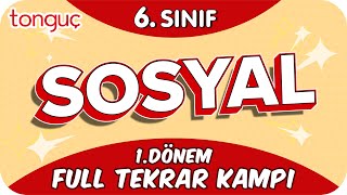 6 Sınıf Sosyal 1 Dönem Full Tekrar ♻ 2024 [upl. by Ecar]