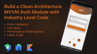 Android Build a Clean Architecture MVVM Auth Module with Industry Level Code  Android Studio [upl. by Gastineau]