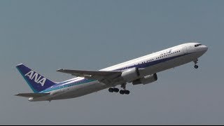 朝のセントレアに離着陸する飛行機たち！ take off and landing at centrair [upl. by Nnayelhsa]