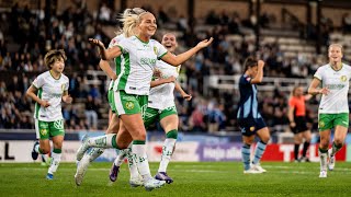 HÖJDPUNKTER  Djurgården 02 Hammarby  OBOS Damallsvenskan 2024 [upl. by Jehovah]