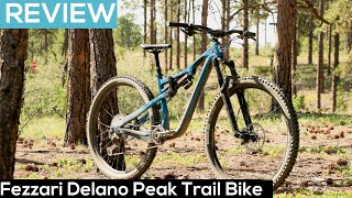 Fezzari Delano Peak Trail Bike Review  3500 Comp Build [upl. by Qerat]