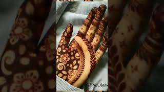 Mehndi designll henna design ll Arabic mehendi design shorts youtubeshorts [upl. by Dixie]