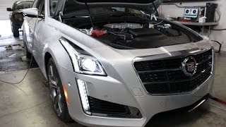 2014 Cadillac CTS VSport Baseline Testing at Hennessey [upl. by Massab]