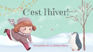 Cest lhiver une poésie facile en français [upl. by Melnick]