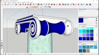 Iniziare il tempio greco in SketchUP [upl. by Netaf]