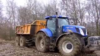 Sandfahren mit New Holland T7060 HD [upl. by Eachern]