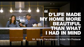 Home Interior Design of Mr Antony Perumbavoor Indian Film Producer Done by DLIFE Home Interiors [upl. by Oker81]