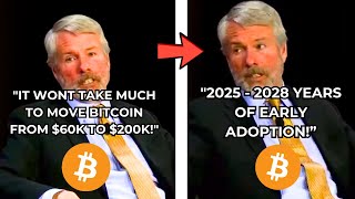 Billionaire Michael Saylor BOLD Bitcoin PREDICTION to 200K [upl. by Eentruok]