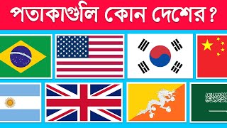 পতাকা কুইজ । Flag Quiz in Bangla [upl. by Bodi691]