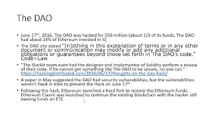 Solidity Reentrancy Attack on The DAO [upl. by Karalee52]