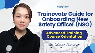 Trainovate Guide for Onboarding New Safety Officer NSO [upl. by Uaeb73]