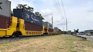 PCRC 1872 leads container train [upl. by Nylad569]