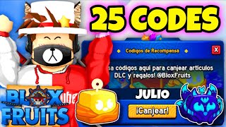 25 CODIGOS DE BLOX FRUITS CODES ROBLOX JULIO 2024 [upl. by Divadnahtanoj946]