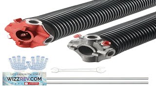 VEVOR Garage Door Torsion Springs 16000 Cycles Pair of 025 x 2 Review [upl. by Prager]