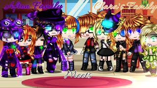 Afton Family Meets Claras Family  FNaF  SparkleAftøn  Complete [upl. by Safir]