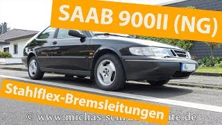 SAAB 900II StahlflexBremsleitungen [upl. by Federica756]