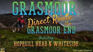 GRASMOOR Direct Route via Grasmoor End inc Hopegill Head and Whiteside The Lake District [upl. by Ketti297]