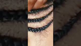 How to make Ghana weaving braids hairstyles ghanaweaving youtubers subscribe [upl. by Els]