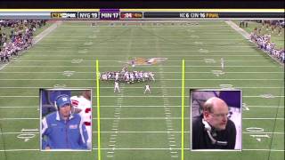 Vikings Clinch Division Championship vs New York Giants 720p Hauppauge HD PVR [upl. by Brade]