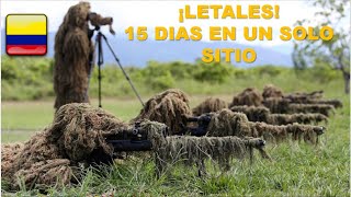 Así se entrena un francotirador arma secreta de COLOMBIA [upl. by Marcellina301]