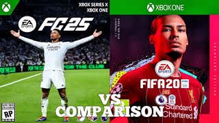 EA FC 25 Vs FIFA 20 Xbox One [upl. by Naga718]