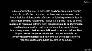 Insoutenable hausse de la prédation antisémite le conspirationnisme quotantisionistequot en cause [upl. by Manoop571]