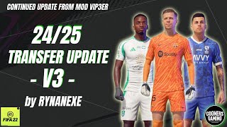 FIFA 22 SQUAD UPDATE 2425 by RYNANEXE for MOD VIP3ER NO EEP MOD  TUTORIAL INSTALL fifa22 [upl. by Aneloaup286]