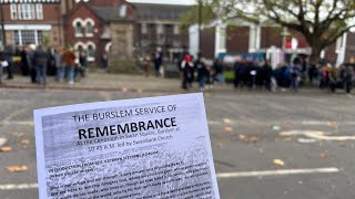 Remembrance Sunday  Burslem Stoke On Trent 2024 [upl. by Aleksandr]