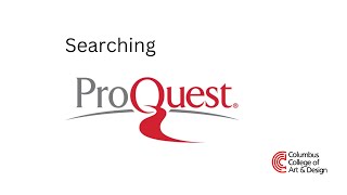 Searching ProQuest 202425 [upl. by Larner]