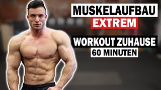 60 Minuten Ganzkörper Workout für Zuhause ohne Geräte [upl. by Analra]