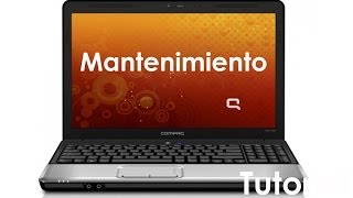 Como desarmar y dar mentenimiento a una laptop Compaq CQ42320LA [upl. by Nikolia]