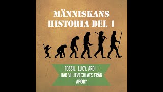 2 Människans historia del 1  Fossil Lucy Ardi  Har vi utvecklats från apor [upl. by Baseler]