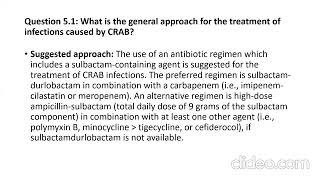 IDSA 2024 Treatment Guidance for Carbapenemresistant Acinetobacter baumannii CRAB Infections [upl. by Ange448]