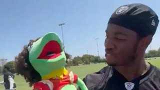 Raiders rookie DB taunting Chiefs QB Patrick Mahomes goes viral [upl. by Aicilef269]