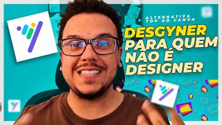 Como usar o Desygner  criando um post para Instagram [upl. by Nednerb]