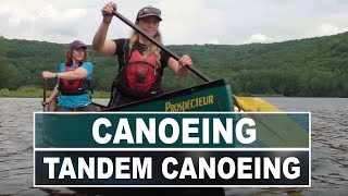 How to Paddle a Tandem Canoe  Tandem Canoeing Essentials [upl. by Montano]