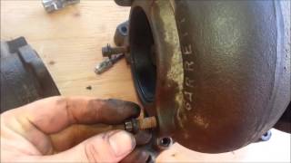 94  97 F250  F350 Powerstroke Turbo Removal [upl. by Mchenry]