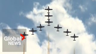 Canadian International Air Show commemorates 75th anniversary dazzles Toronto skies [upl. by Ivory16]