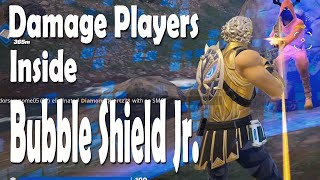 Damage players while inside or briefly after exiting a Bubble Shield Jr in Fortnite EASY and FAST [upl. by Akcimat162]