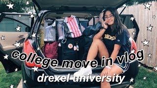 college move in vlog drexel university  Ashley Claire [upl. by Annalla135]