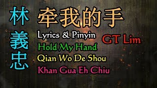 牽我的手 Hold My Hand Lyrics 林義忠 GT Lim [upl. by Annawoj]