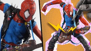 Sculpting SPIDERPUNK  Hobie Brown   SpiderMan Across the SpiderVerse [upl. by Kennie183]