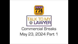 Talk to My Lawyer Commercial Breaks May 23 2024 Part 1 [upl. by Abagail]